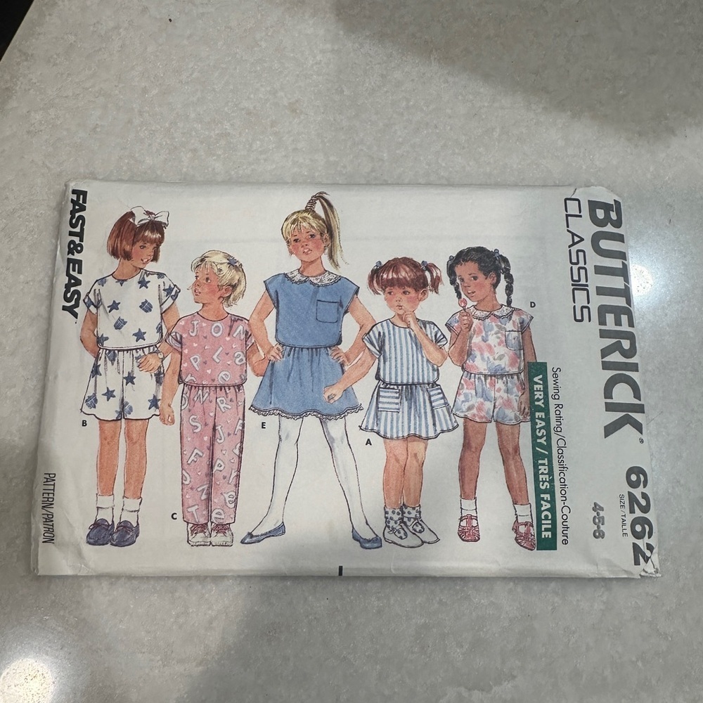 Butterick Classics Children's Sewing Pattern